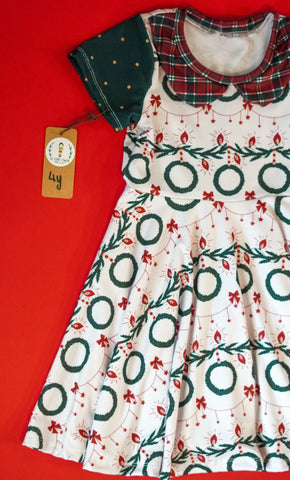4Y Peter Pan Collar Dress