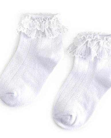 LSC White Lace Socks